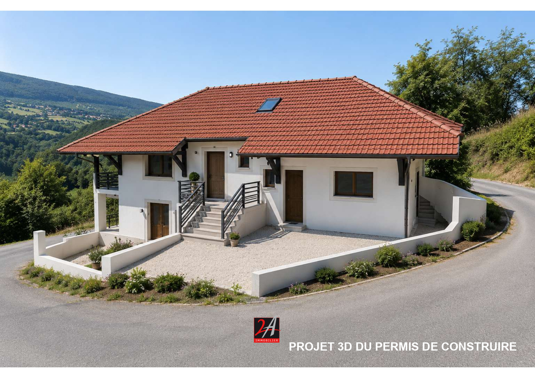 Terrain constructible de 1 469 m2 à Massingy avec permis de